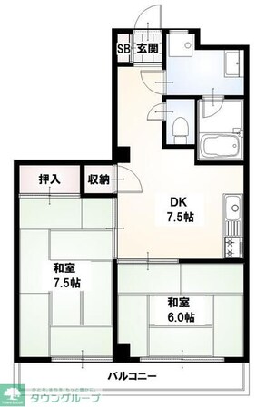 グレース寿の物件間取画像